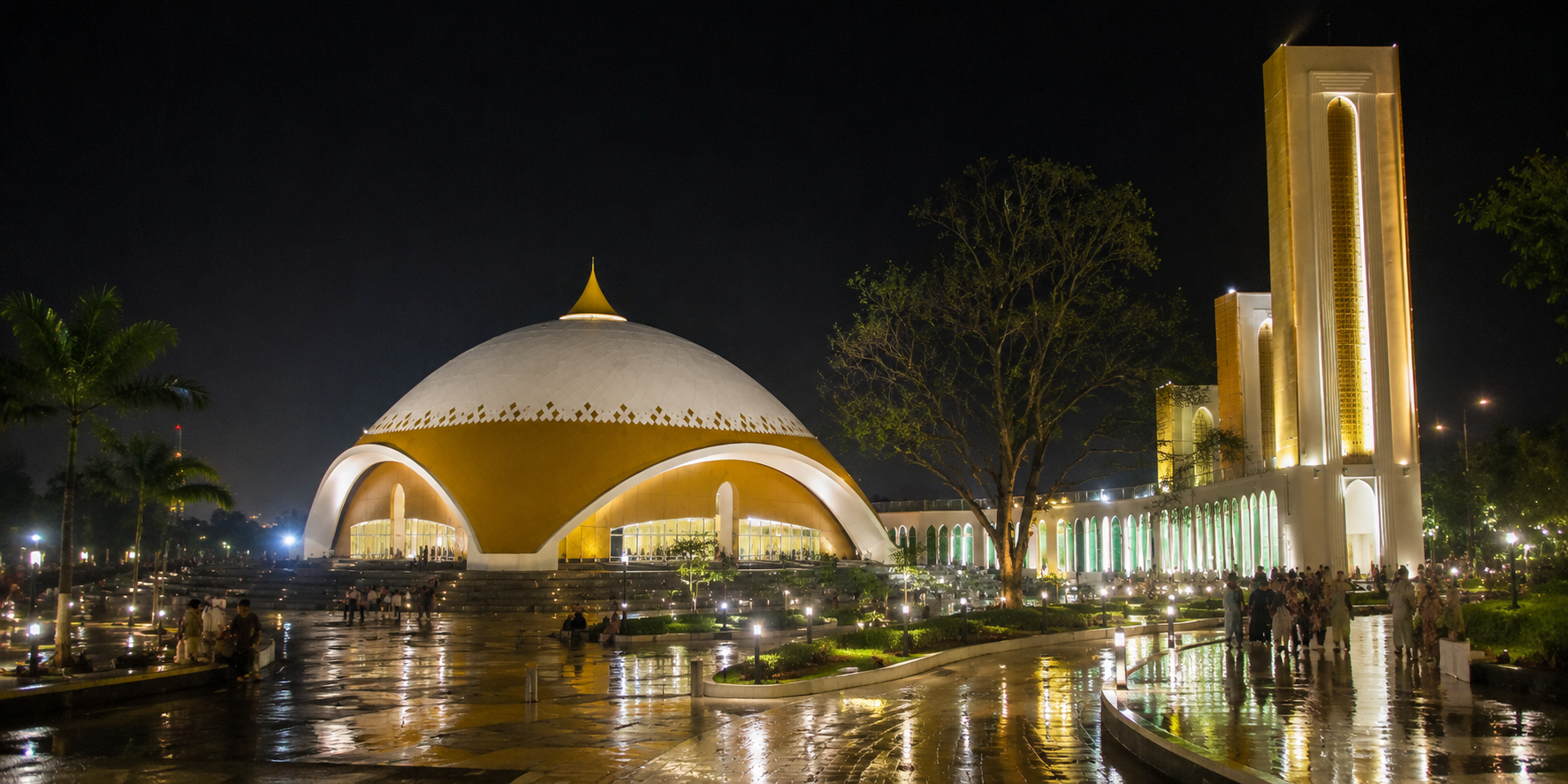 Masjid Agung Deli Serdang Menghadirkan Arsitektur Megah dengan Nuansa Islami