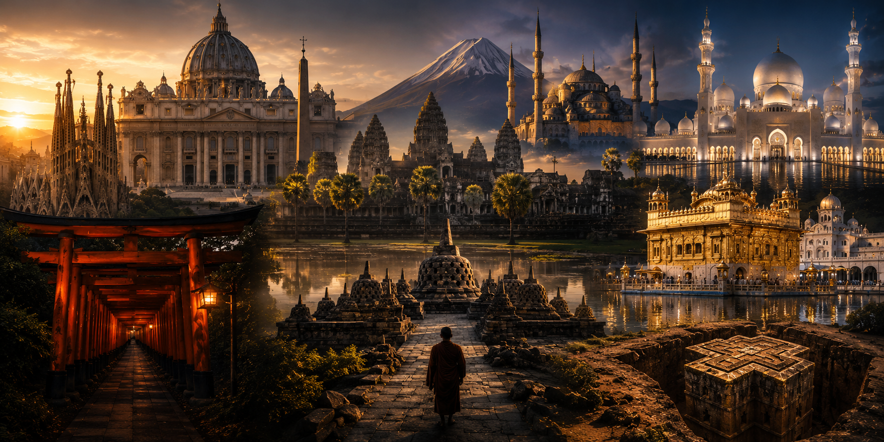 10 Tempat wisata Religi Dengan Daya Tarik Indah Di Dunia