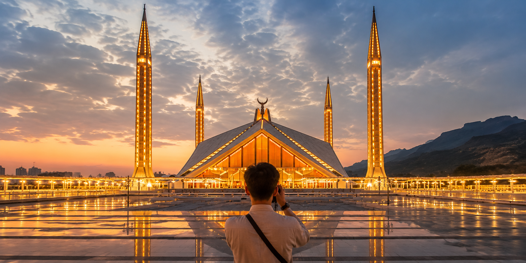 Masjid Faisal Islamabad Pakistan Tampilkan Kemegahan yang Memikat Wisatawan dari Seluruh Dunia