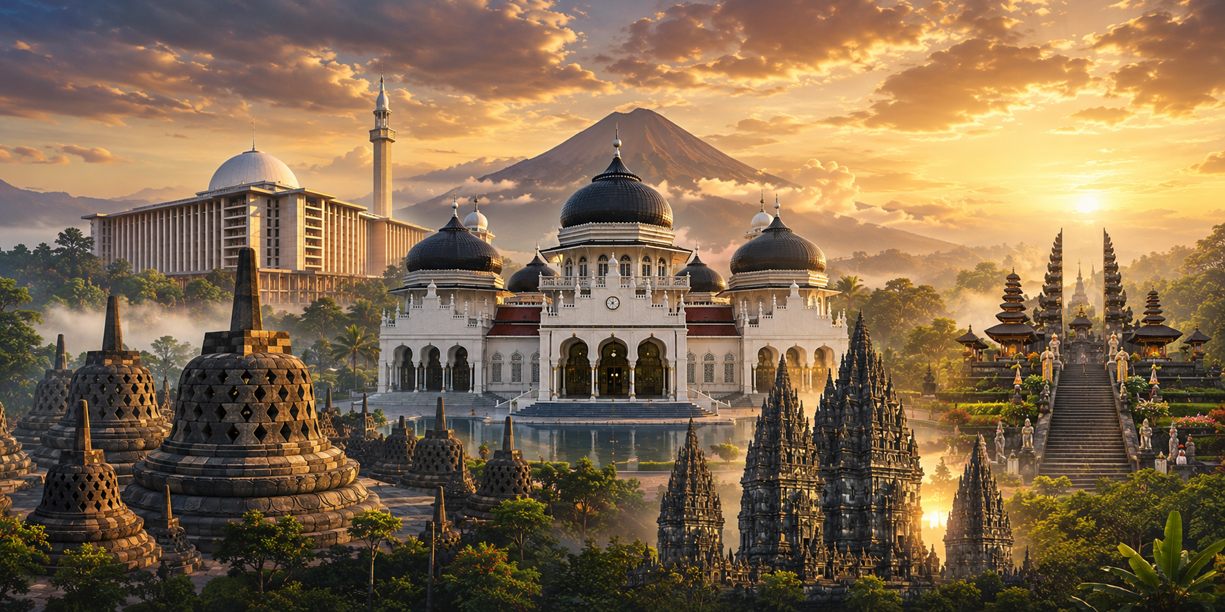 5 Lokasi Wisata Religi Di Indonesia Salah Satunya Pernah Dihantam Tsunami